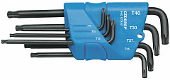 Set Inbus ključev TORX 7 kos v držalu  T10-T40 Gedore
